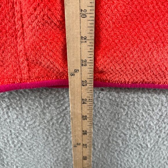 Patagonia Re-Tool T Snap Coral Orange Fleece Pullover - Picture 10 of 12